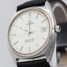 Vintage 1979 **NEAR MINT** OMEGA Seamaster Cal.1342 Quartz Push Crown 33mm Men's