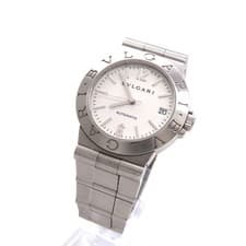 BVLGARI Diagono Sport Quartz Watch LCV35S 35mm White Dial