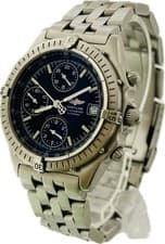 Breitling Chronomat Blackbird A13350 39mm Automatic Mens Watch Excellent A6194