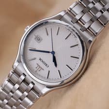 SEIKO CREDOR SIGNO 8J86-7A00 Quartz Silver Dial Men's Watch Japan Luxury