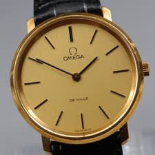 [N MINT-] Vintage OMEGA De Ville Cal. 625 Gold 32mm Men's Manual Watch JP U983
