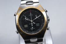 OH Exc+5 Omega Polaris Seamaster Ref:386.1231 Analog Digital Chronograph Watch