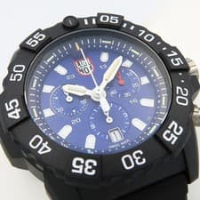 LUMINOX Navy SEALs Chronograph XS.3583 Military Watch Navy Blue Dial Mens Auth