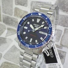 Special  Brand New SEIKO Regular  5SPORTS SBSA303 SKX Series 4R36 Navy Dial Me