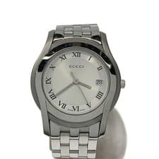 Used GUCCI◆Watch/analog/stainless steel/SLV/SLV/5500M