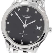 LONGINES Flagship L4.774.4 Date 12P black Dial Automatic Men's Watch_953539