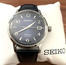 Seiko Men's Presage SRPE43J1 Automatic Blue Dial Classical Dress 39mm Watch