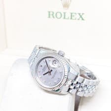 Rolex 26mm Oyster Perpetual MOP Diamonds Dial Lady Datejust REF: 179174 (D)