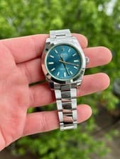 2022 Rolex Milgauss 116400 Blue Dial Green Crystal 40mm w/ Box & Papers