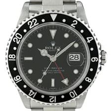 ROLEX Gmt Master 16700 Black Case Size 40mm Men's Used Watch #31431