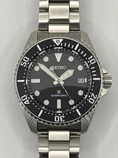 [Excellent] SEIKO PROSPEX SBDJ063 Black Diver Scuba Stainless Men's Watch