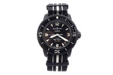 Blancpain Swatch OCEAN OF STORMS Bioceramic Scuba Fifty Fathom Used