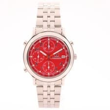 Vintage 36mm 1999 Seiko Honda YM55-7A90 Red Racing Quartz Wristwatch Steel
