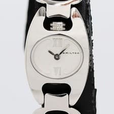 Hamilton H21111154 6347 QZ Watch Silver Dial Ladies Timepiece Genuine