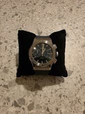 Hublot Classic Fusion Chronograph Titanium Blue 45mm 2022 Only watch