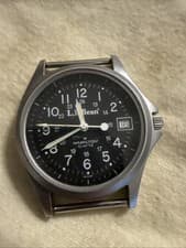 LL Bean Hamilton 1980s Vintage Quartz Field Watch