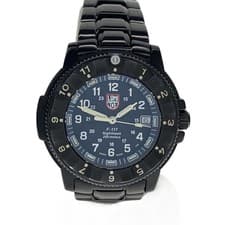 Import duty included for US buyers  Luminox Digiana Black SS Wristwatch 42mm Qua