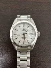 OMEGA Seamaster Aqua Terra 2573.70 Automatic Silver Dial Ladies Watch Date