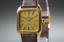 [NEAR MINT] Omega De Ville Cal.625 Tank Gold Dial Manual Unisex Watch From JAPAN