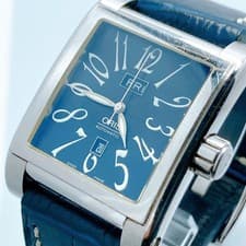 Oris 7538 Miles Rectangular Auto Day Date Watch 32mm 18.5cm 7.28in Working