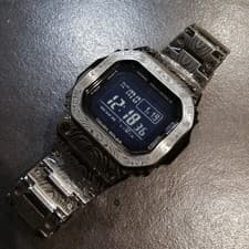 G-shock Black Engraing Metal Custom Body with GWM5610 Tough Solar G-SHOCK
