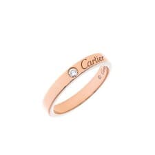 Used Cartier CARTIER Ladies Ring K18 Pink Gold PG Diamond from JAPAN
