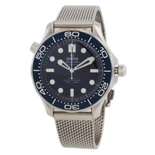 Omega Seamaster 300M James Bond 60th Anniversary Automatic Chronometer Blue Dial