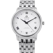 OMEGA De Ville Prestige 36.8mm Stainless Steel White Dial 424.10.37.20.04.001