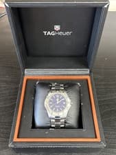 Tag Heuer Aquaracer  Rare Navy Dial Luxury Watch Ref:  WAF 1113