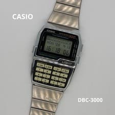 Excellent Casio Casio Databank DBC-3000 Working 2212 Watch