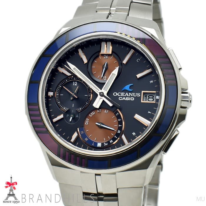 Casio OCW-S5000D-1AJF Oceanus Edo Kiriko Radio-Controlled Solar Watch JAPAN