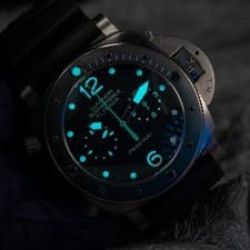 PANERAI Luminor Submersible Flyback Chronograph 1950 Automatic Titanium Rubber