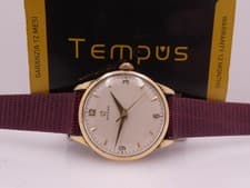 OMEGA CLASSIC VINTAGE 2513-8 YEAR 1952 18KT G.F 80 MICRONS MANUAL CAL 283 WATCH