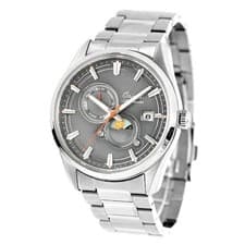 ORIENT Contemporary SUN & MOON RN-AK0311N Analog Men's Watch Watch Gray Silver