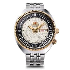 ORIENT World Map RN-AA0E01S Automatic Watch White Dial Map Design Japan New
