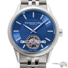 Raymond Weil Freelancer Automatic Watch Blue Dial wrist 18.5cm/7.3in