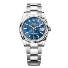 Rolex Datejust 126234 Blue Fluted Motif Index 36mm Dial Oyster 2022