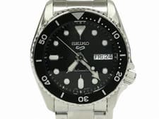 Used SEIKO SRPK29K1 4R36 14B0 SKX 5 SPORTS Overseas Model Black Automatic Wristw