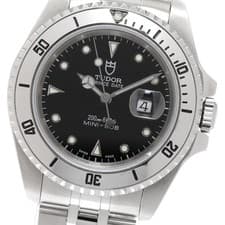 TUDOR Prince Date Mini Sub 73190 Black Dial Automatic Boy's Watch_945036