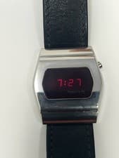 VINTAGE TIFFANY & CO CONCORD LED DIGITAL WATCH  Watch and Box