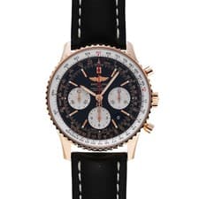 BREITLING Navi timer 01 RB012012/BA49 Black/Noir/Silver mens Watches Mechani...