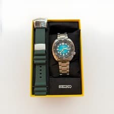 SEIKO Men's Prospex U.S. Special Edition Turquoise Ocean Conservation Dive Watch