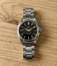 OMEGA Seamaster Aqua Terra Quartz Watch 2517.50 Black Dial