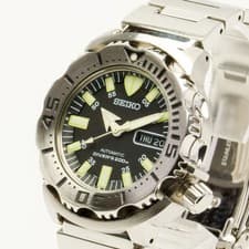 [Near MINT] SEIKO Black Monster 7S26-0350 SKX779 Diver Automatic Men's Watch