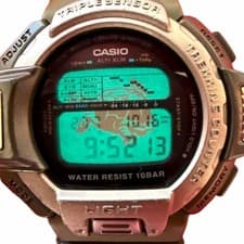 Casio Pro Trek PRT-60WWJ EL Tortoise WWF Limited Edition Used Japan