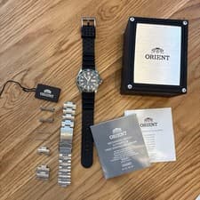 ORIENT MAKO KAMASU GREEN AUTOMATIC MEN WATCH RA AA0004E19B DIVER STYLE