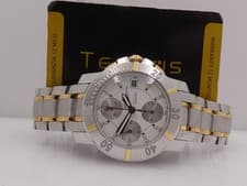 BAUME & MERCIER CAPELAND CHRONOGRAPH S 65422 BOX&PAPERS ACC&ORO AUTOMATIC WATCH