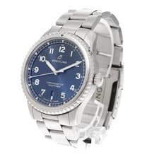 BREITLING NAVITIMER 8 A17314 41mm SS Navy Dial Automatic Date #C318