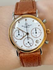 IWC Portofino Chronograph Watch 3730 Mecaquartz Hybrid Movement Swiss Made