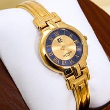 Working GIVENCHY watch, gold, Roman numeral bangle, 4G logo, 3370